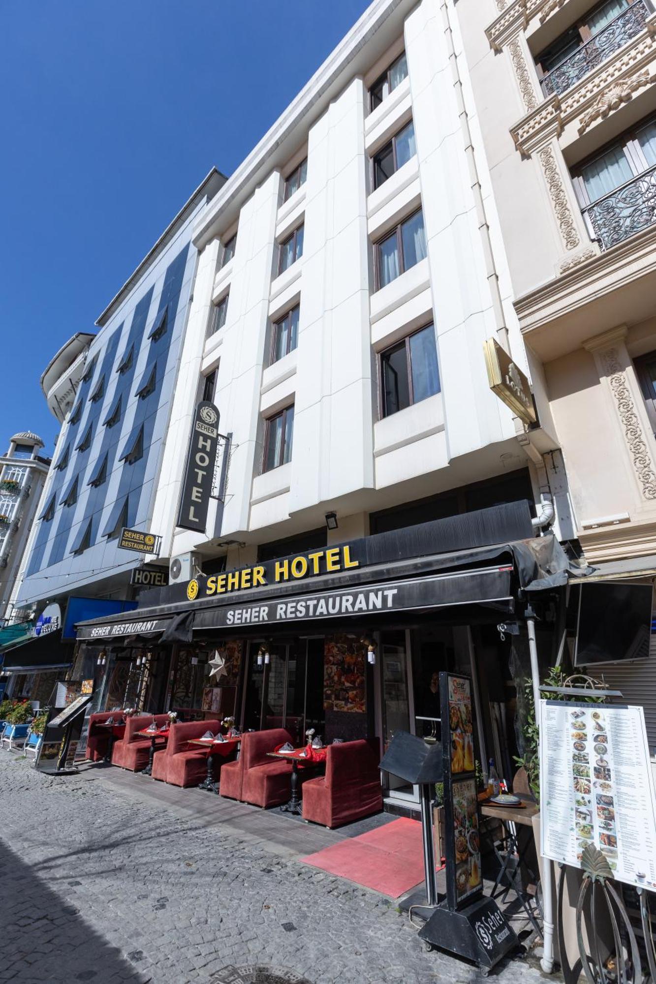 Seher Hotel Isztambul Kültér fotó